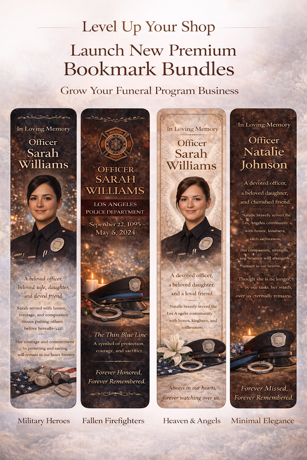 Forever Our Hero Military Memorial Bookmark