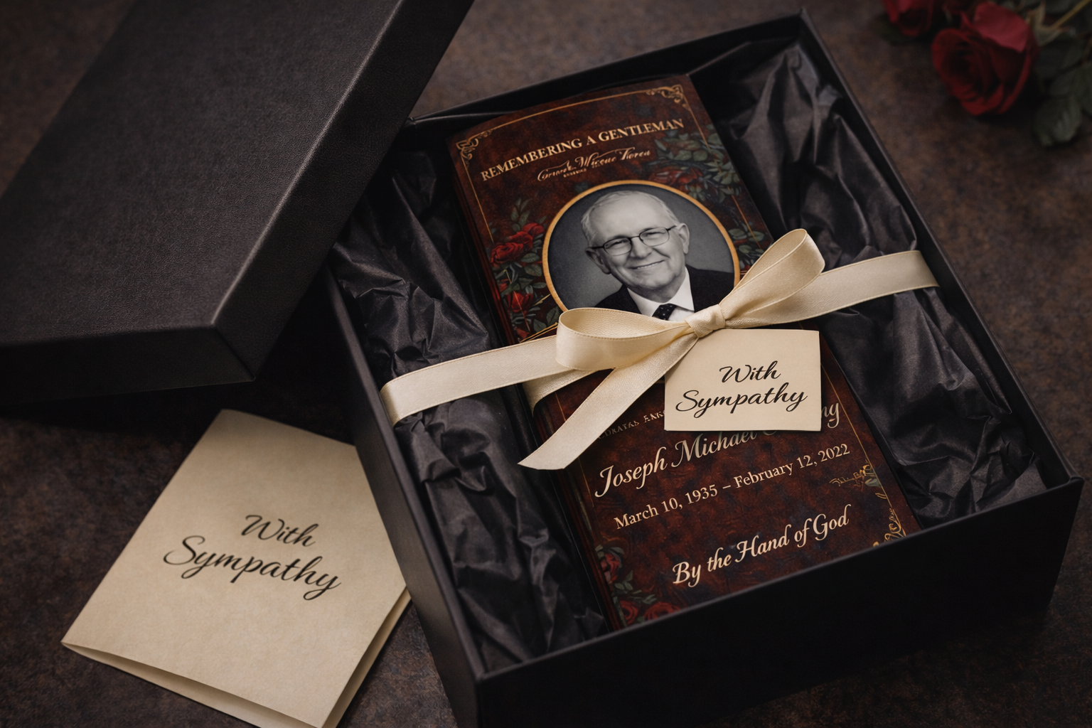Luxury Tri-Fold Funeral Program